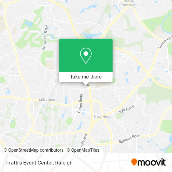 Fratti's Event Center map