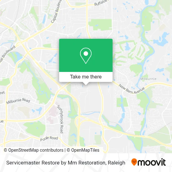 Servicemaster Restore by Mm Restoration map