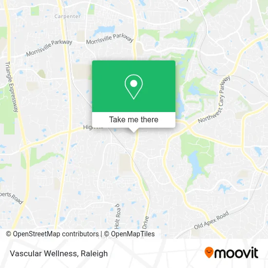Vascular Wellness map
