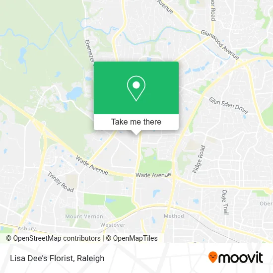 Lisa Dee's Florist map