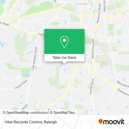 Vital Records Control map