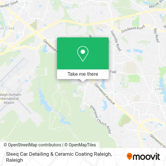 Sleeq Car Detailing & Ceramic Coating Raleigh map