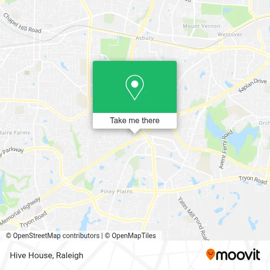 Hive House map