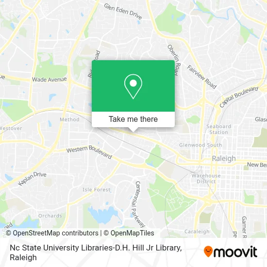 Nc State University Libraries-D.H. Hill Jr Library map