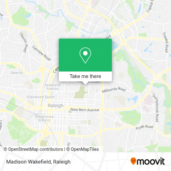 Madison Wakefield map
