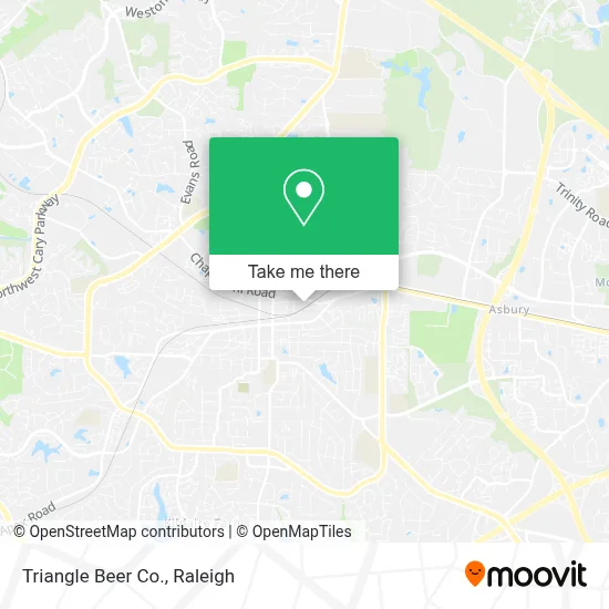 Triangle Beer Co. map