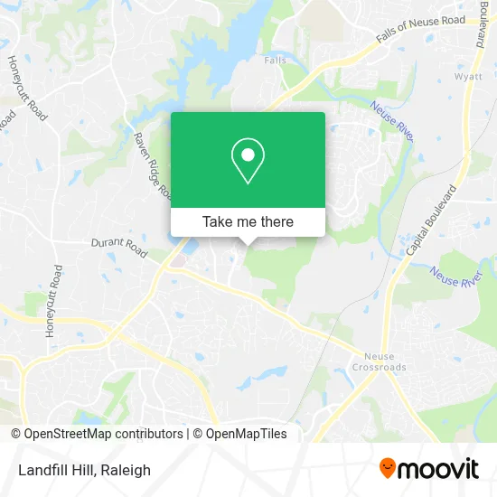 Landfill Hill map