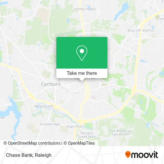 Chase Bank map