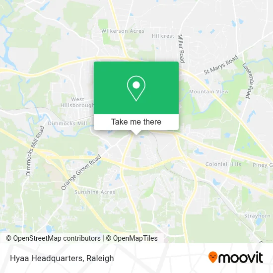 Hyaa Headquarters map