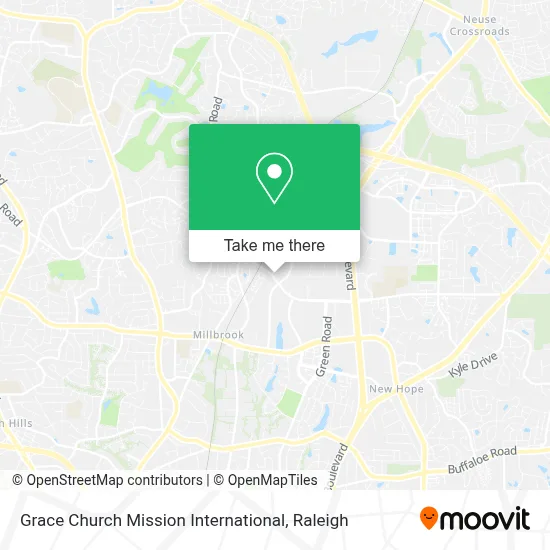Grace Church Mission International map