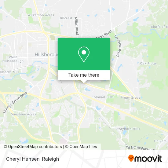 Cheryl Hansen map