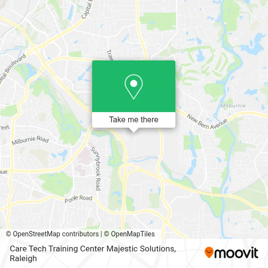 Care Tech Training Center Majestic Solutions map