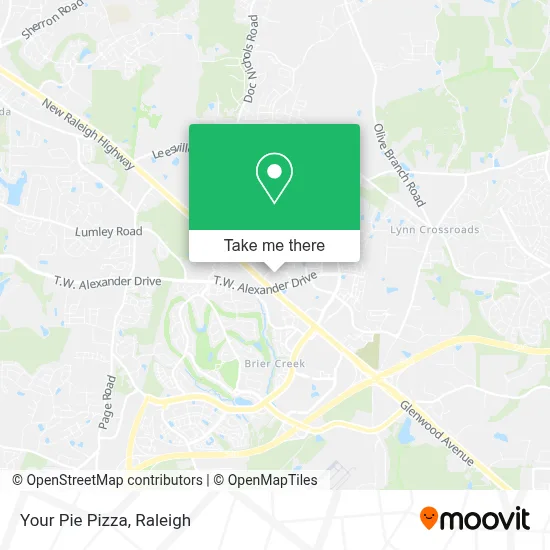 Your Pie Pizza map