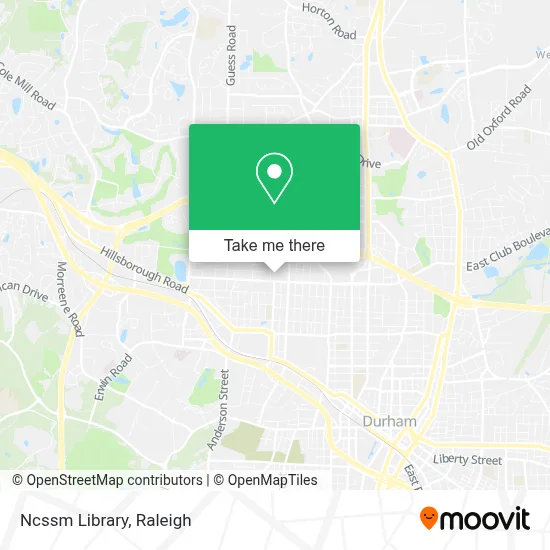 Ncssm Library map