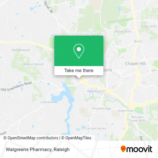 Walgreens Pharmacy map