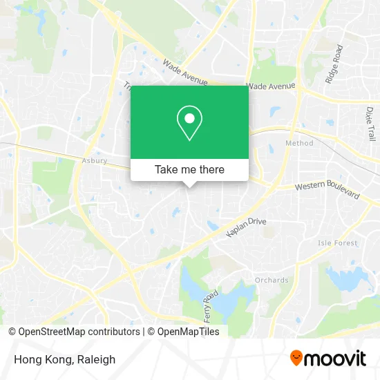 Hong Kong map