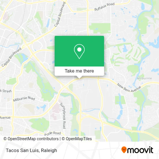 Tacos San Luis map