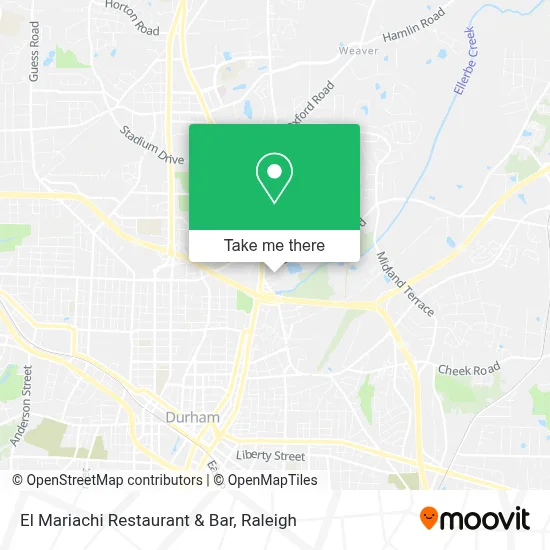 El Mariachi Restaurant & Bar map