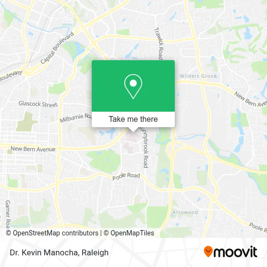 Dr. Kevin Manocha map