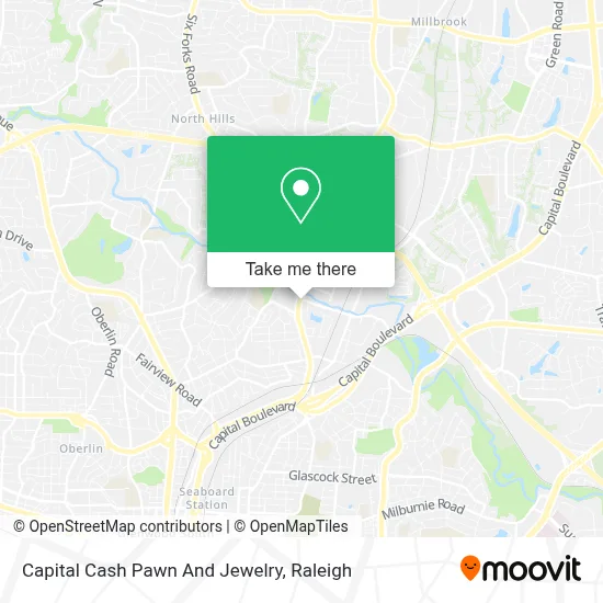 Capital Cash Pawn And Jewelry map