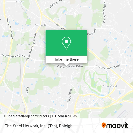 The Steel Network, Inc. (Tsn) map