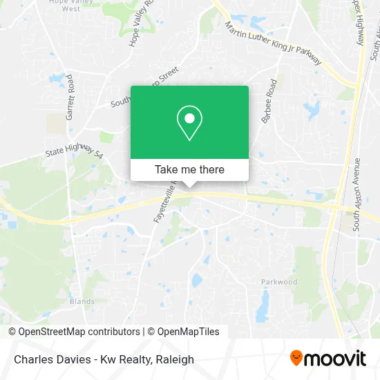 Charles Davies - Kw Realty map