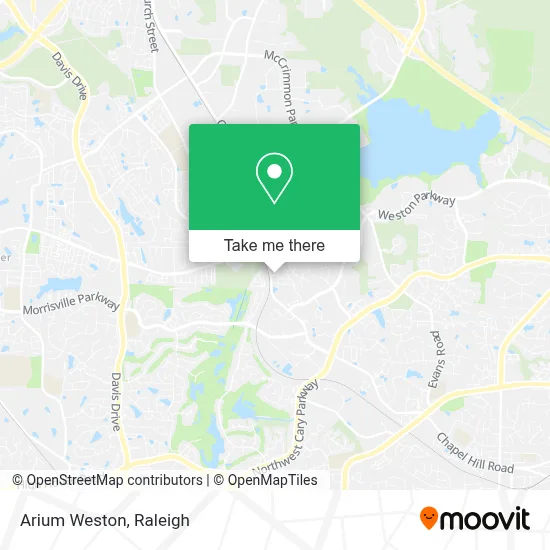 Arium Weston map