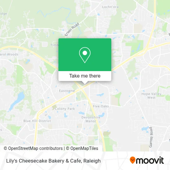 Lily's Cheesecake Bakery & Cafe map