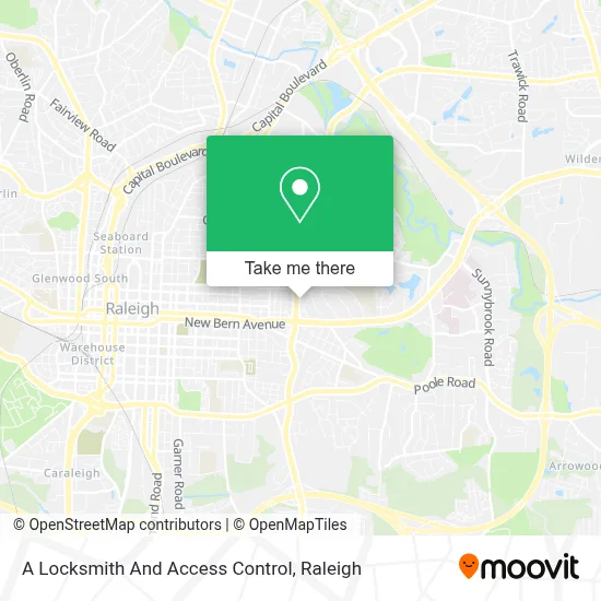 A Locksmith And Access Control map