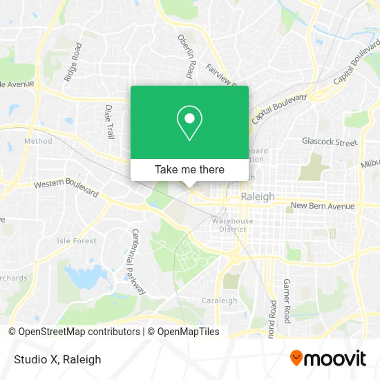 Studio X map