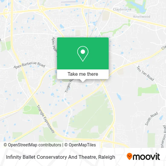 Infinity Ballet Conservatory And Theatre map