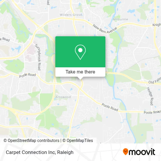 Carpet Connection Inc map