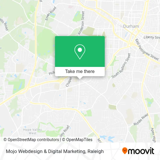 Mojo Webdesign & Digital Marketing map