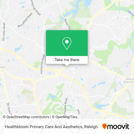 Healthbloom Primary Care And Aesthetics map