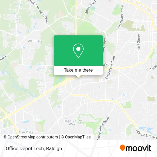 Office Depot Tech map