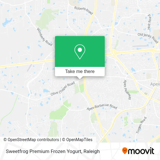 Sweetfrog Premium Frozen Yogurt map