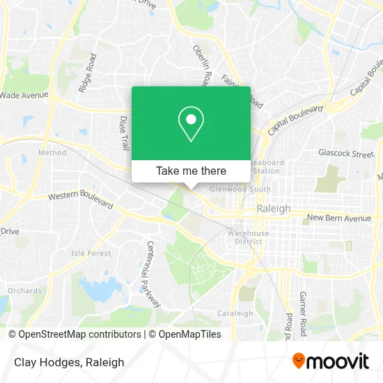 Clay Hodges map