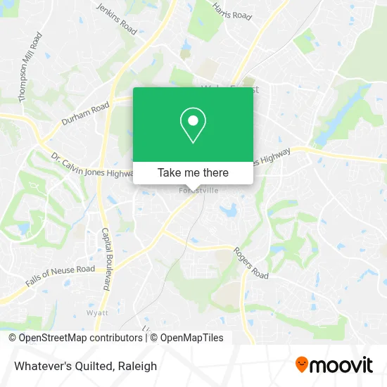 Mapa de Whatever's Quilted