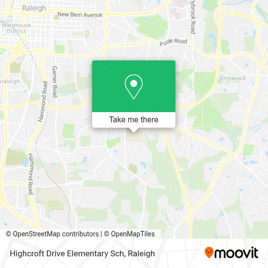 Highcroft Drive Elementary Sch map