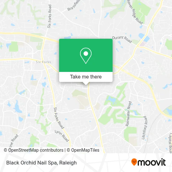 Black Orchid Nail Spa map