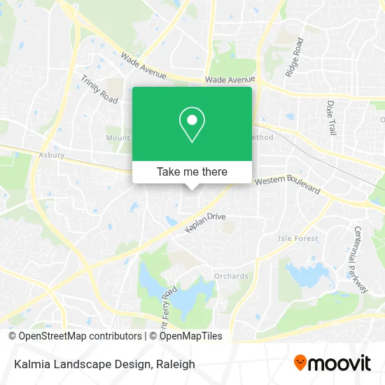 Kalmia Landscape Design map