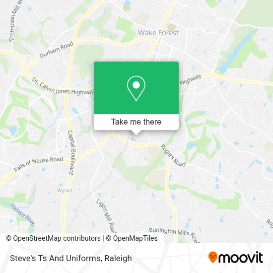 Steve's Ts And Uniforms map