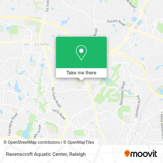 Ravenscroft Aquatic Center map