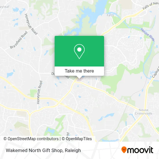 Wakemed North Gift Shop map