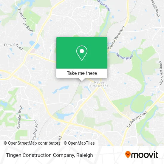 Tingen Construction Company map