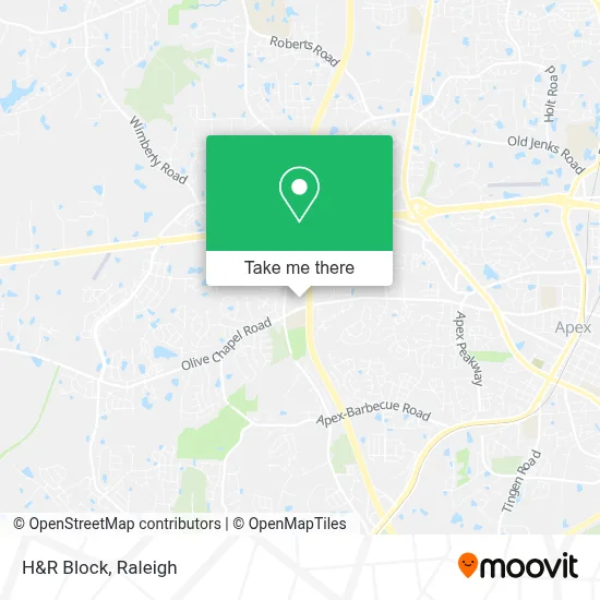 H&R Block map