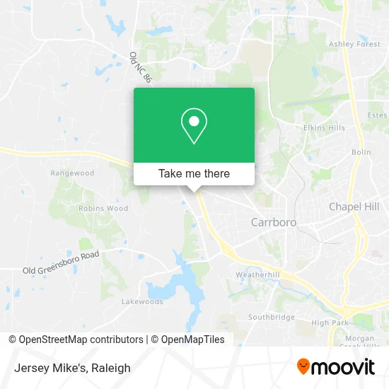 Jersey Mike's map