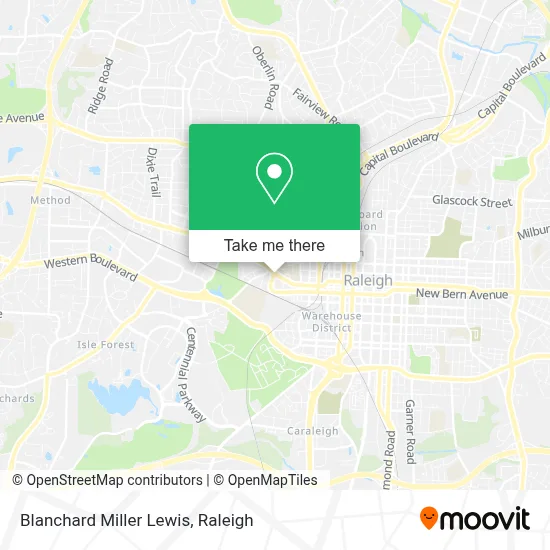 Blanchard Miller Lewis map