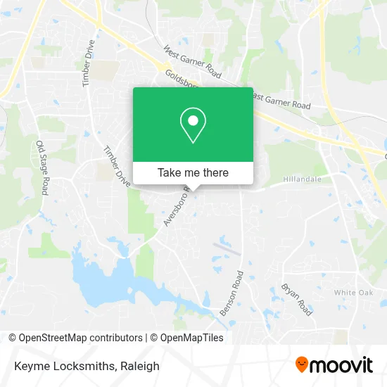 Keyme Locksmiths map