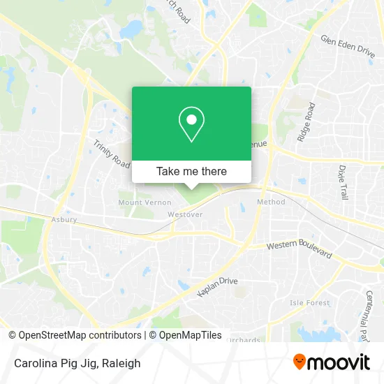 Carolina Pig Jig map